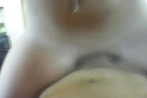 Restless white playgirl satisfies herself with a brown ramrod of her fuck ally
