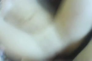 Restless white playgirl satisfies herself with a brown ramrod of her fuck ally