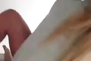 Two glamorous dark brown cuties kissed and teased each other's moist slits