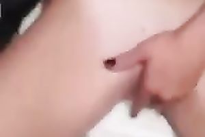 Two glamorous dark brown cuties kissed and teased each other's moist slits