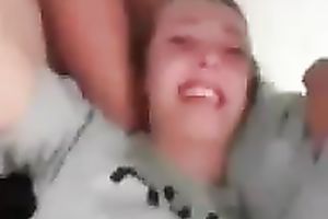 Two glamorous dark brown cuties kissed and teased each other's moist slits