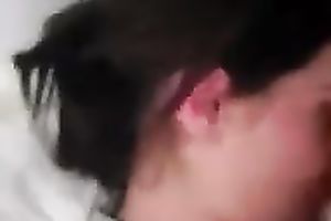 Two glamorous dark brown cuties kissed and teased each other's moist slits