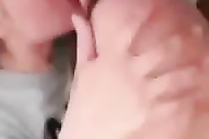 Two glamorous dark brown cuties kissed and teased each other's moist slits