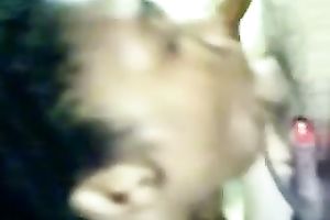 Wondrous picked up ebon nympho provided buddy's white shlong with BJ