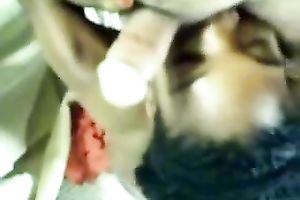 Wondrous picked up ebon nympho provided buddy's white shlong with BJ