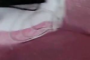Pale skin lean Japanese livecam playgirl masturbates with a toy