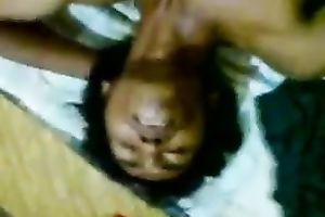 Indian black skinned brunette hair nympho was willing for some nonstop fuck