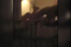 Check out quite precious voyeur sex tape of dilettante pair having steamy sex