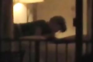 Check out quite precious voyeur sex tape of dilettante pair having steamy sex