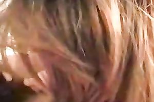 Amateur quite pale brunette hair playgirl provided my non-professional buddy with BJ