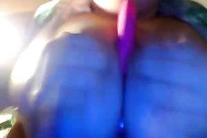 Busty big beautiful woman dirty slut wife of mine titgfucks pink fake penis on intimate movie scene