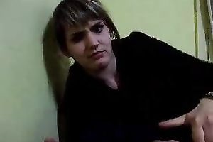 Amateur golden-haired Romanian sweetheart is horny for oral-job quickie