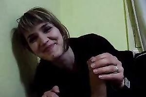 Amateur golden-haired Romanian sweetheart is horny for oral-job quickie