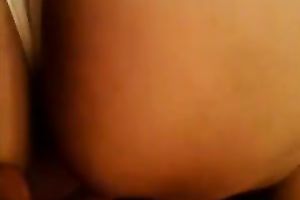 My barefaced girlfriend can't live without showing off her butt