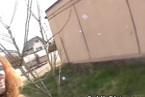 Looking into the camera and showing how a real woman should engulf a man's wang