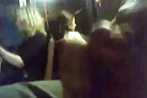 My GF gives me one hell of a tugjob in a crowded bus