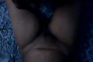 Indian chunky woman watching me jerking off on her