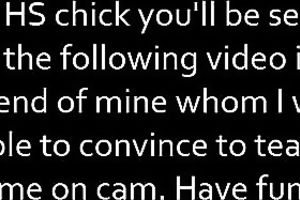 Asked my crush to tease me on cam truly softcore