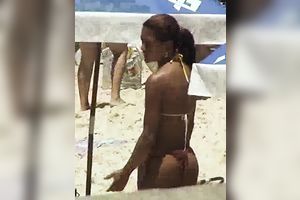Hot hotties in bikini at the beach in Brasil