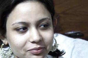 Amateur perverted black haired Paki wifey gets pushed missionary style
