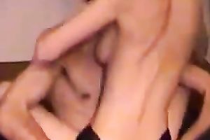 Dirty-minded buxom brunette hair housewife was topping schlong like a eager one