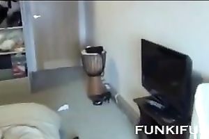 My neighbor's nasty white wife can't live without getting filmed during sex