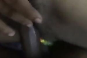 My meaty dark shlong permeates hirsute and juicy pussy of GF unfathomable