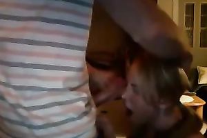 My pigtailed girlfriend knows how to give an astonishing orall-service