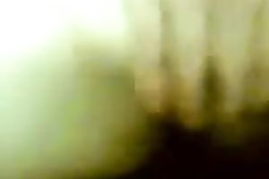 Cute dilettante Asian girlie receives her unshaved bawdy cleft drilled by her BF on livecam