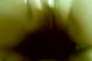 Cute dilettante Asian girlie receives her unshaved bawdy cleft drilled by her BF on livecam