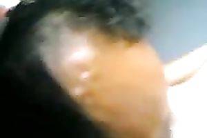 Emotional preggy Malay sexually excited dark brown housewife is shoved missionary