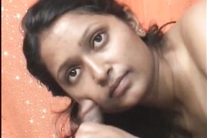 A naughty and breasty Indian dark brown rocking my shlong with oral stimulation
