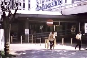 Dirty European wench in the kitchen with her 2 allies