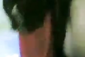 Amateur black skinned Desi dark brown nympho was blowing rigid jock