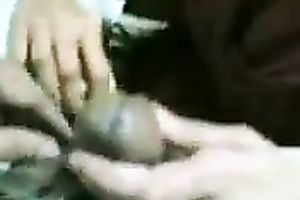 Amateur black skinned Desi dark brown nympho was blowing rigid jock