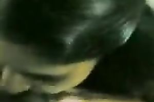 Amateur black skinned Desi dark brown nympho was blowing rigid jock