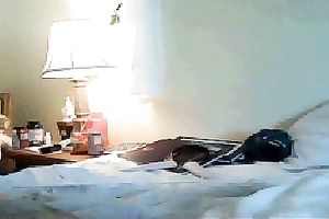 Alluring blonde playgirl flirts with me in tempting maid suit