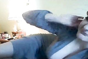 Alluring blonde playgirl flirts with me in tempting maid suit