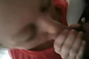 Amateur oral performance from my white golden-haired girlfriend