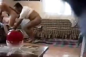 Spycam caught my ally panging his girlfriend in my room