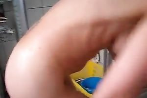 Tattooed ex-wife of mine lets me tape her on web camera in the shower