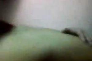 Submissive Indian prostitute hops on my hard shlong reverse cowgirl