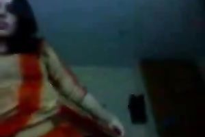 Submissive Indian prostitute hops on my hard shlong reverse cowgirl