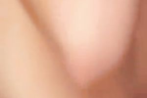 Sticky white cum dripping from my girlfriend's chocolate hole