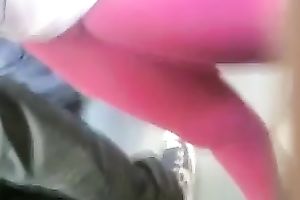 This flirty playgirl looks simply breathtaking in her constricted leggings