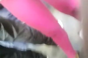 This flirty playgirl looks simply breathtaking in her constricted leggings