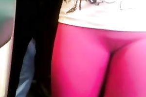 This flirty playgirl looks simply breathtaking in her constricted leggings