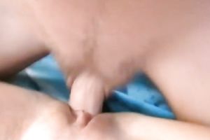 Horny and excited golden-haired with fine tits receives fucked