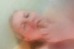 Mature auburn fatso with huge boobs was teasing her own old twat