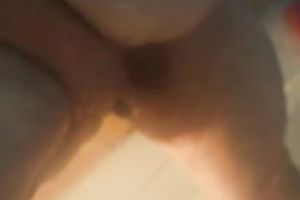 Mature auburn fatso with huge boobs was teasing her own old twat